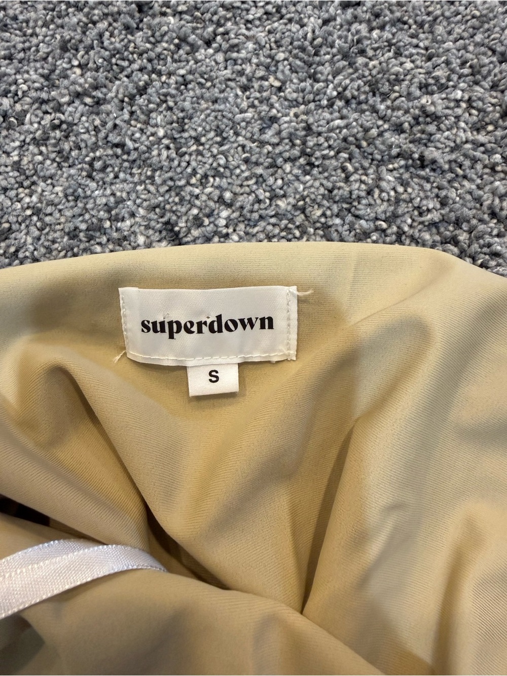 superdown Brown Ruched Slip Mini Dress - Picture 3 of 3